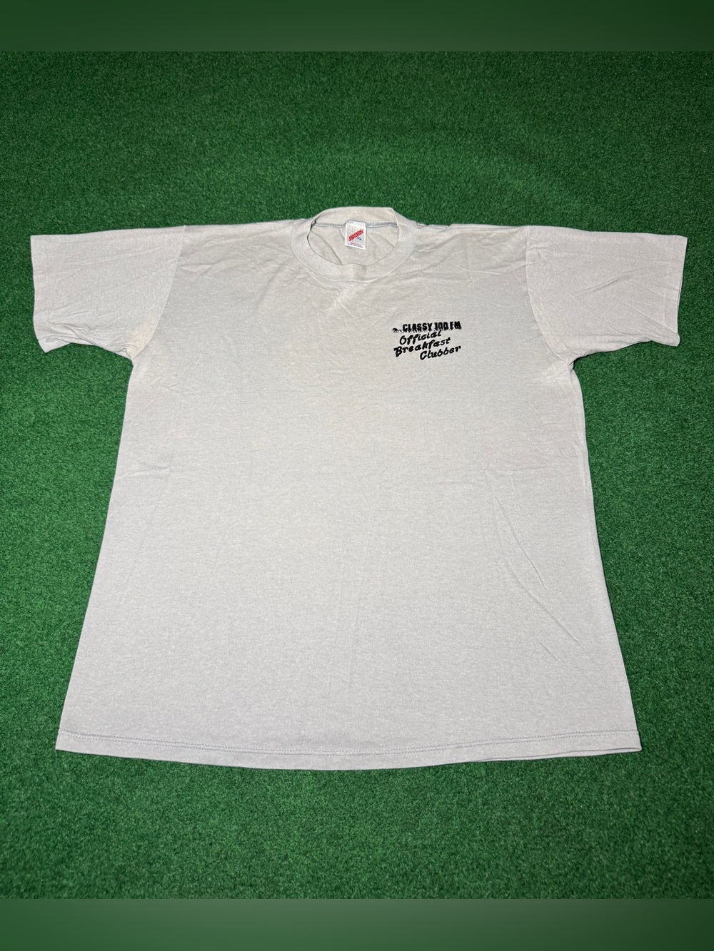 Classy 100 Fm Vintage T Shirt Radio Breakfast Club Dan Geary XL 80s 90s Shirt